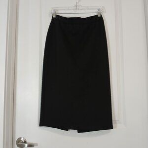 Alfani Textured Pencil Skirt Women's Size S Black Back Zip Stretch Work Career